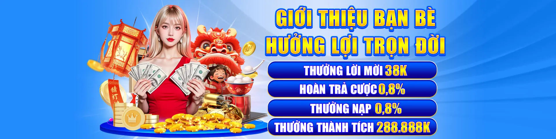 Banner chào mừng ca xeng 2 với ưu đãi đăng nhập tặng 188K